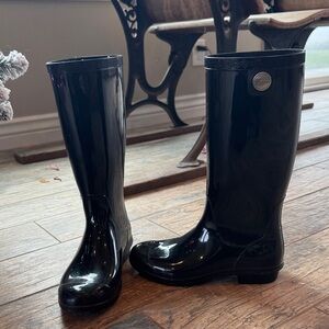 UGG Black Glossy Boots